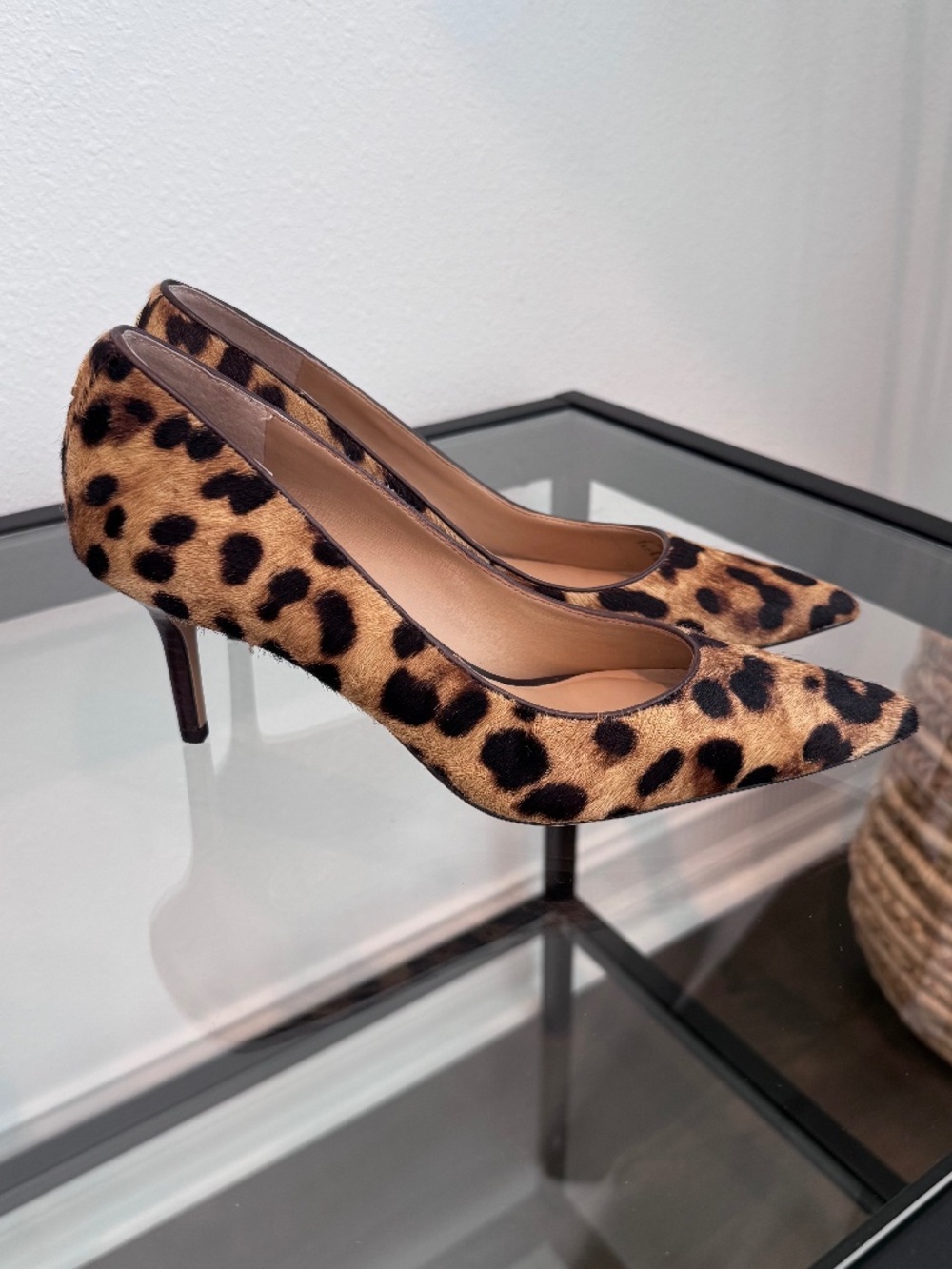 LAUREN RALPH LAUREN Woman’s Lanette Leather Calf Hair Pump Size 7.5 NWOB
